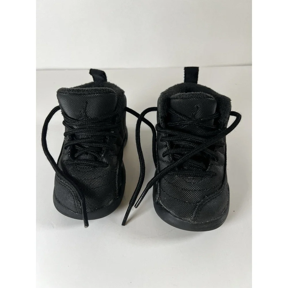 Nike Air Jordan 12 Retro TD Toddler Size 6C Winterized‎ Black BQ6853-001